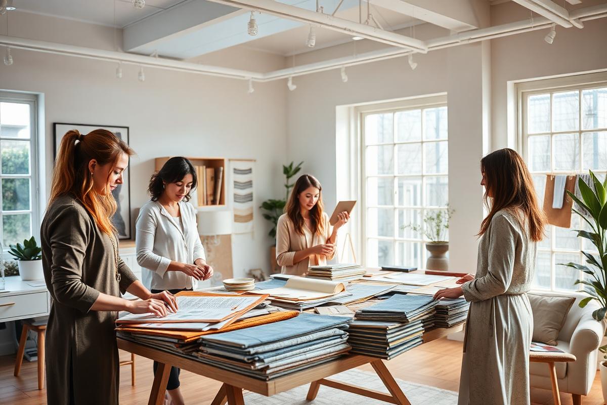 Our design team collaborating